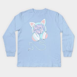 K-POP and CHILL Kids Long Sleeve T-Shirt